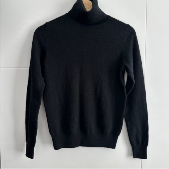 N.Peal Superfine Turtle Neck Cashmere Sweater Size S - Picture 3 of 4